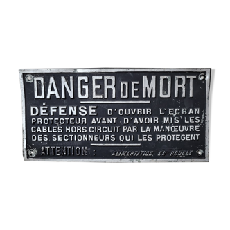 Plaque industrielle