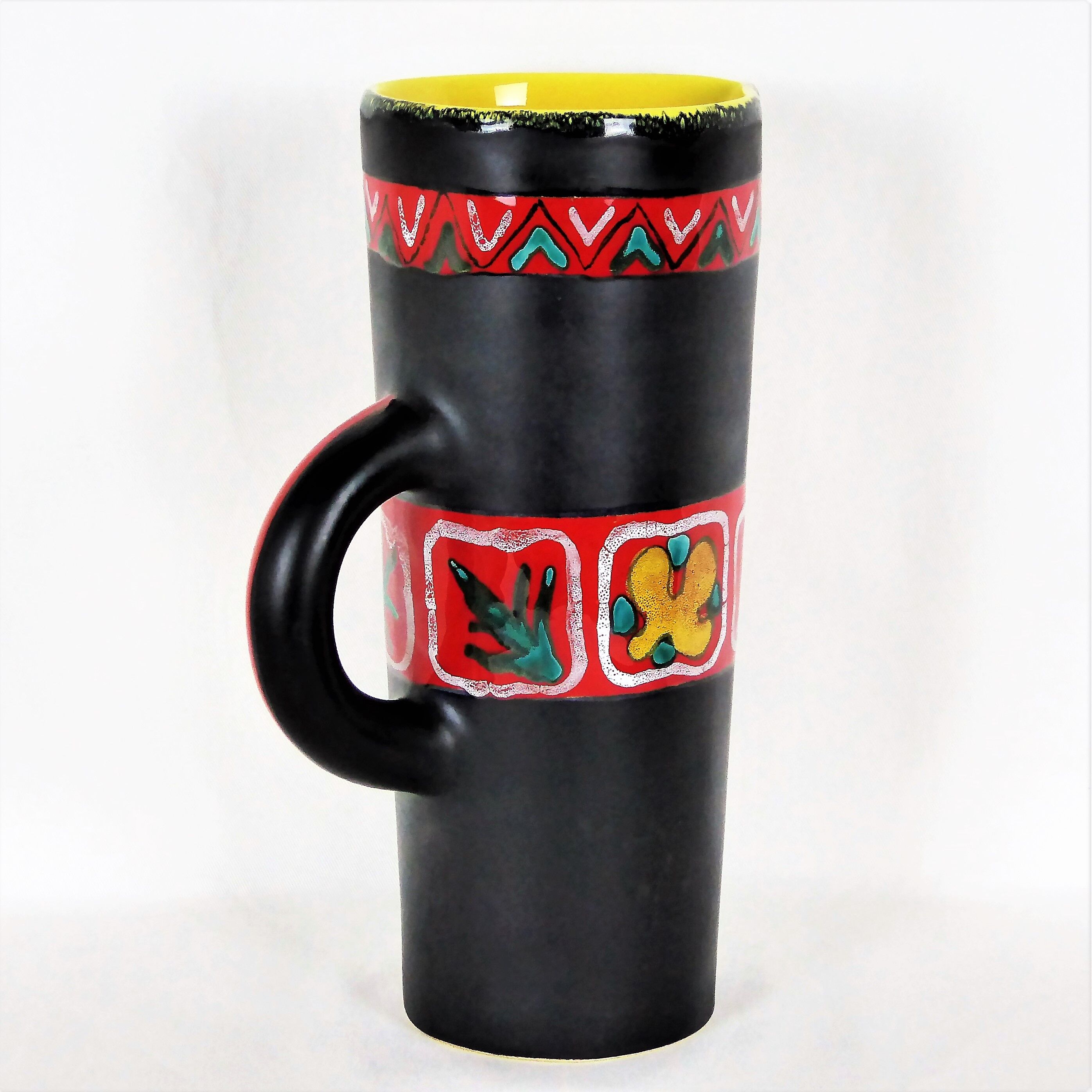 Ceramic pitcher vase Fourmentin Vallauris 1950