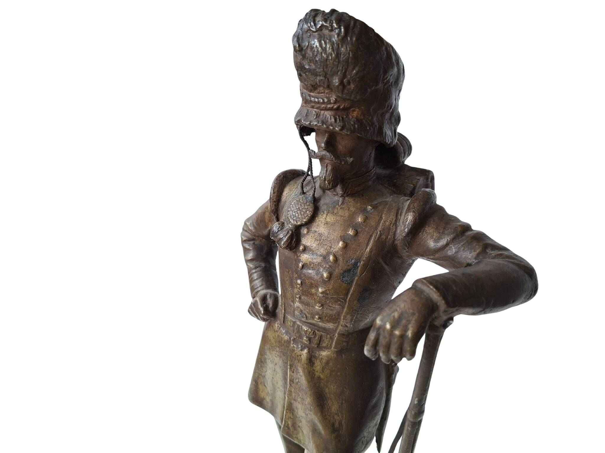 Sculpture en bronze "Soldat" – Fonderie Laganà, Naples (XXe siècle)