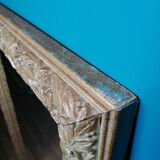 Gilded beveled mirror