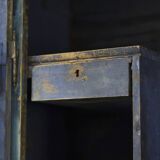 Armoire de mariée peinte d'art populaire