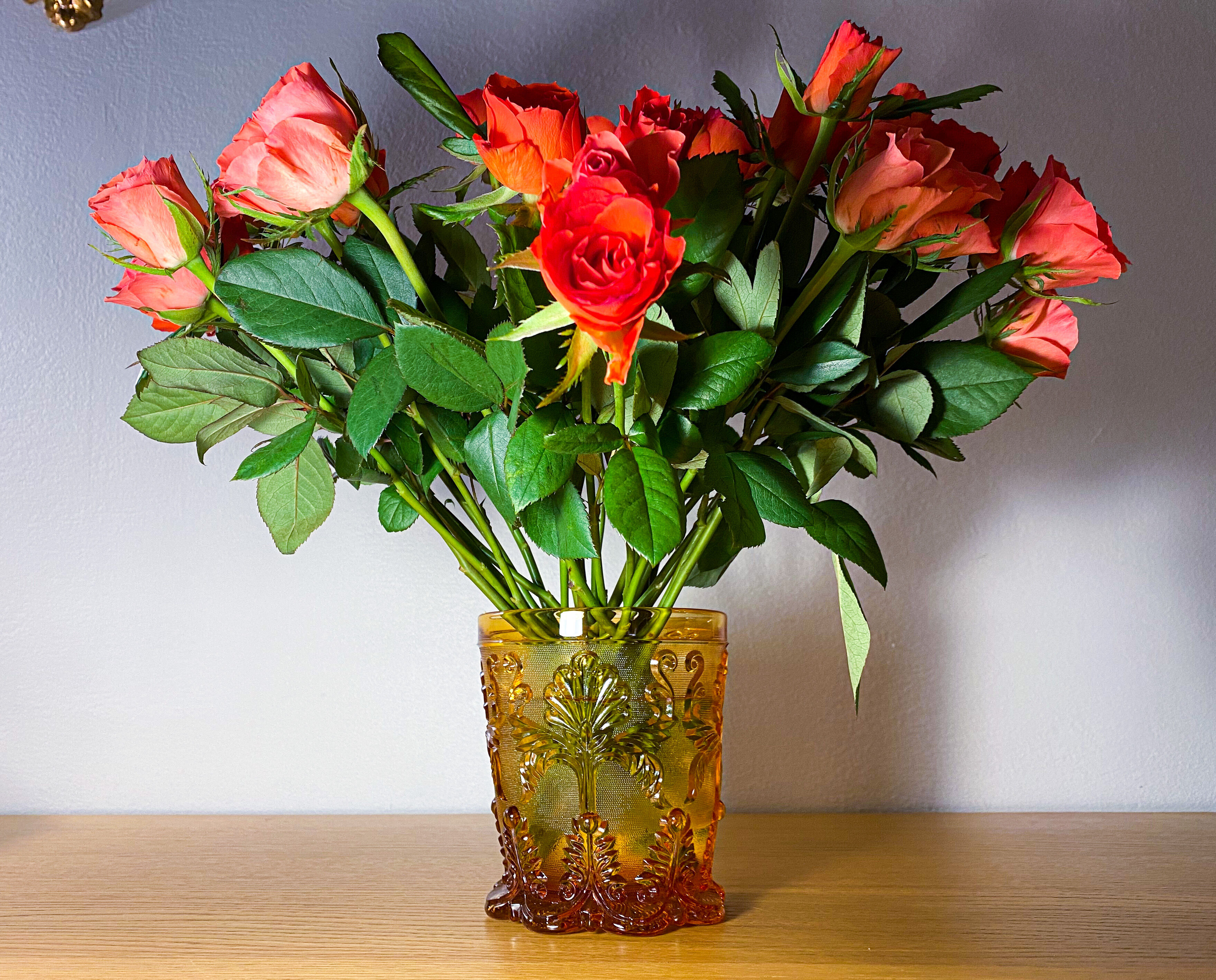 Vase Saint Louis Creusot M.Sablée Rocaille