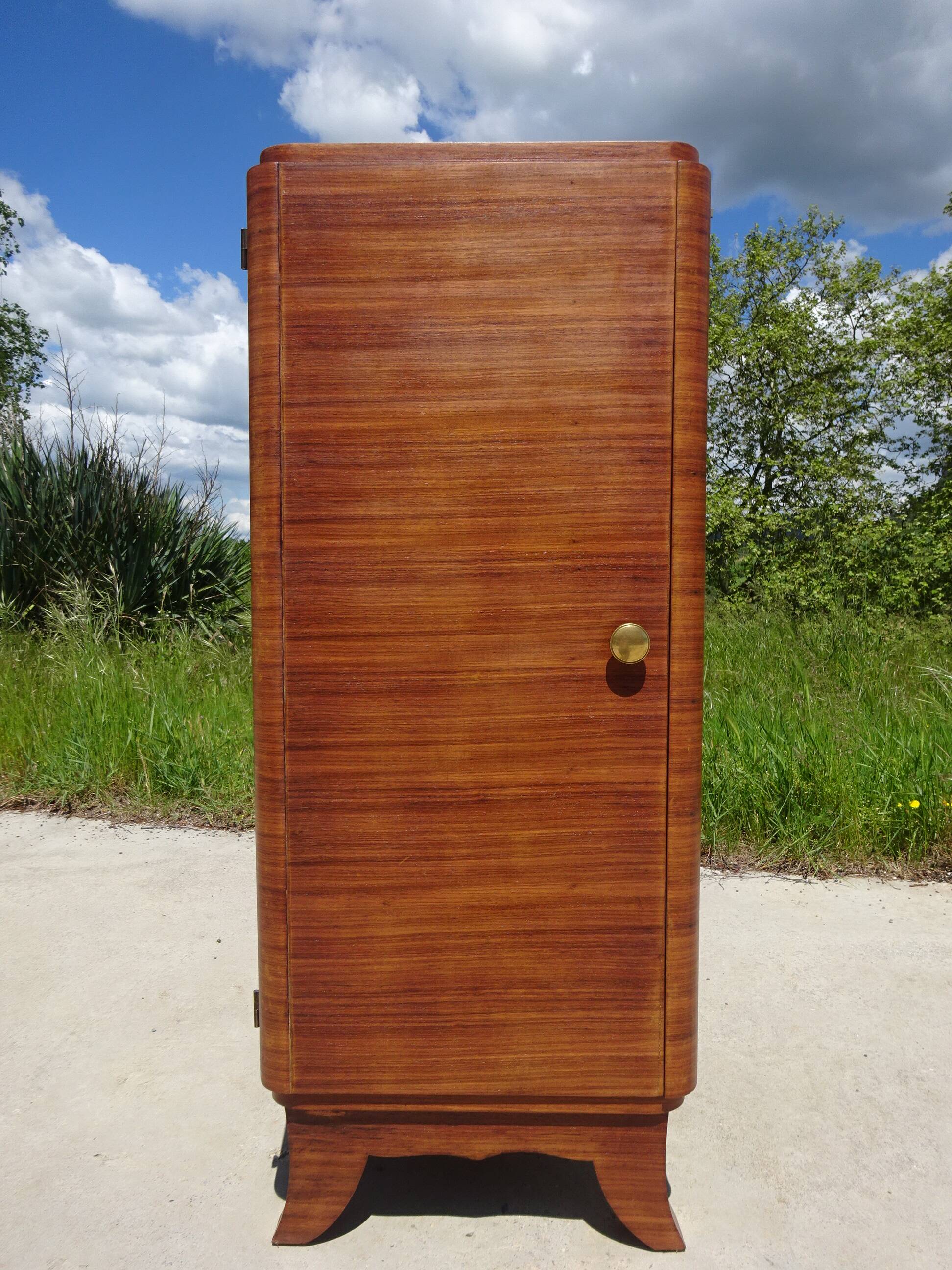 Art Deco filing cabinet, column shape