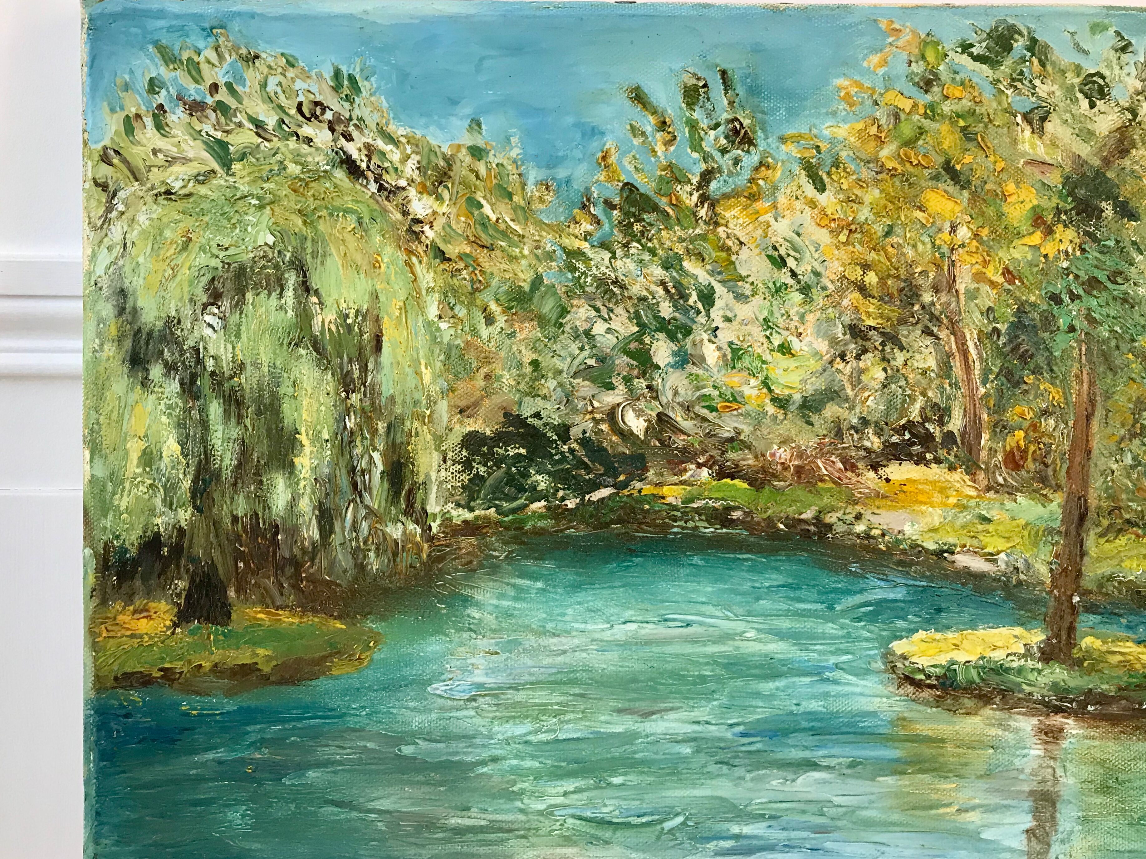 Painting, oil on canvas signed