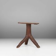 Wooden Stool with Tree Branch Legs, France 1850s