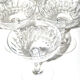 6 old champagne cups cristal cut from olives oves - Baccarat St Louis