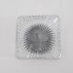 Vintage ceiling lamp / wall lamp - Molded glass - square - 1960