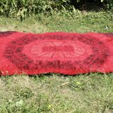 Tapis "space age". Décors psychédélique. Circa 1970.