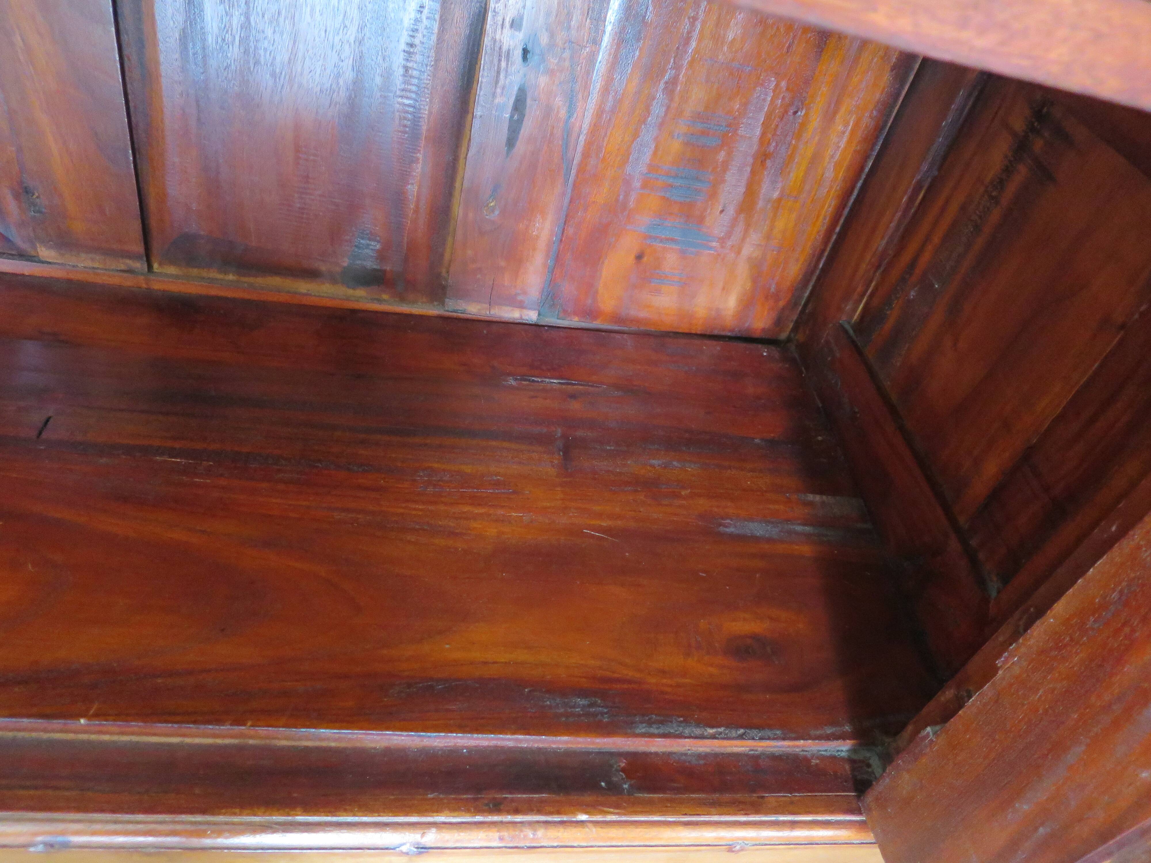 Rare mahogany buffet 2 doors-2 drawers - English style - Sideboard -Kareen Mausfield