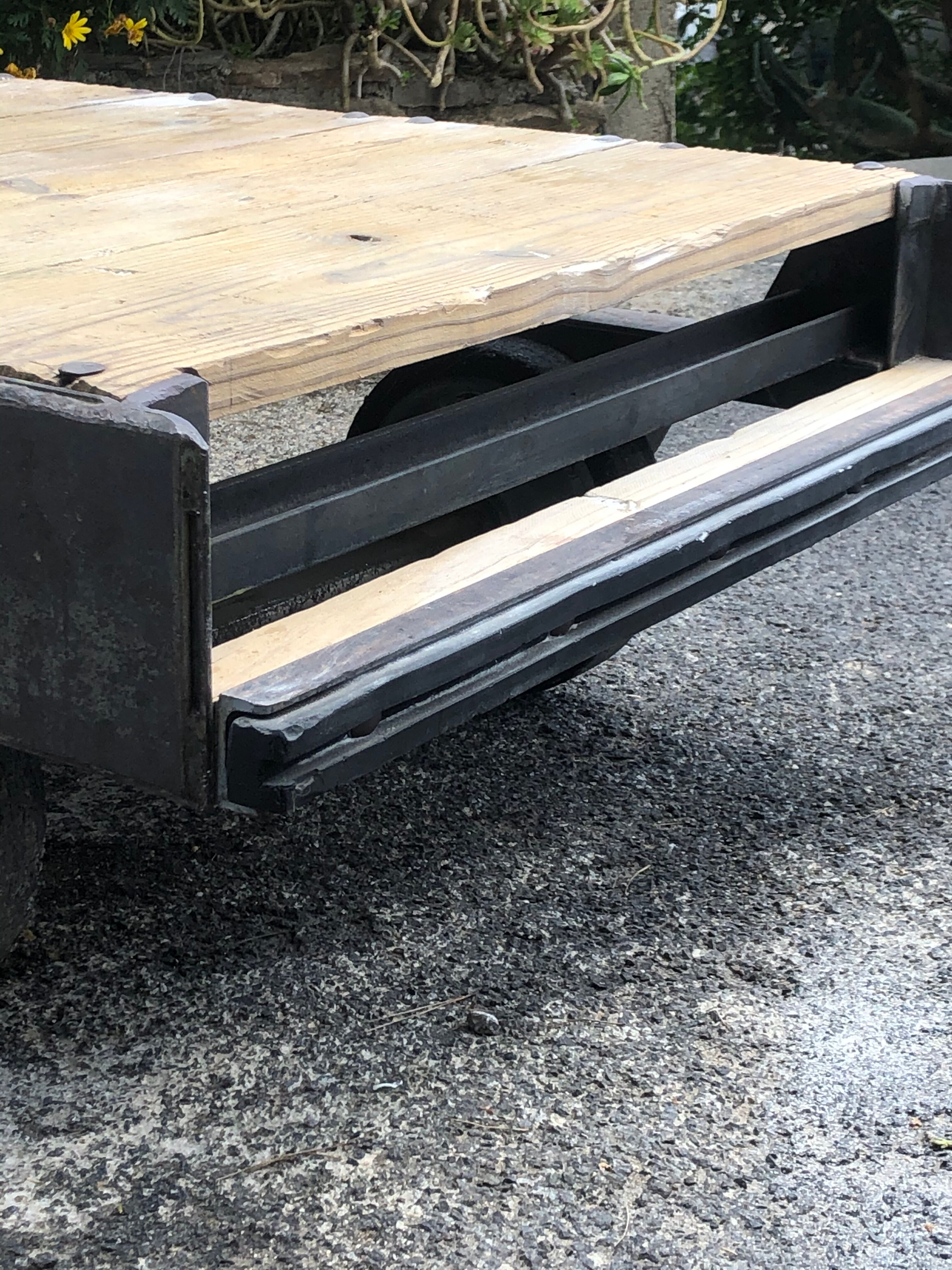 Industrial coffee table