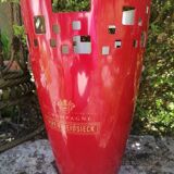 Champagne bucket piper heidsieck red