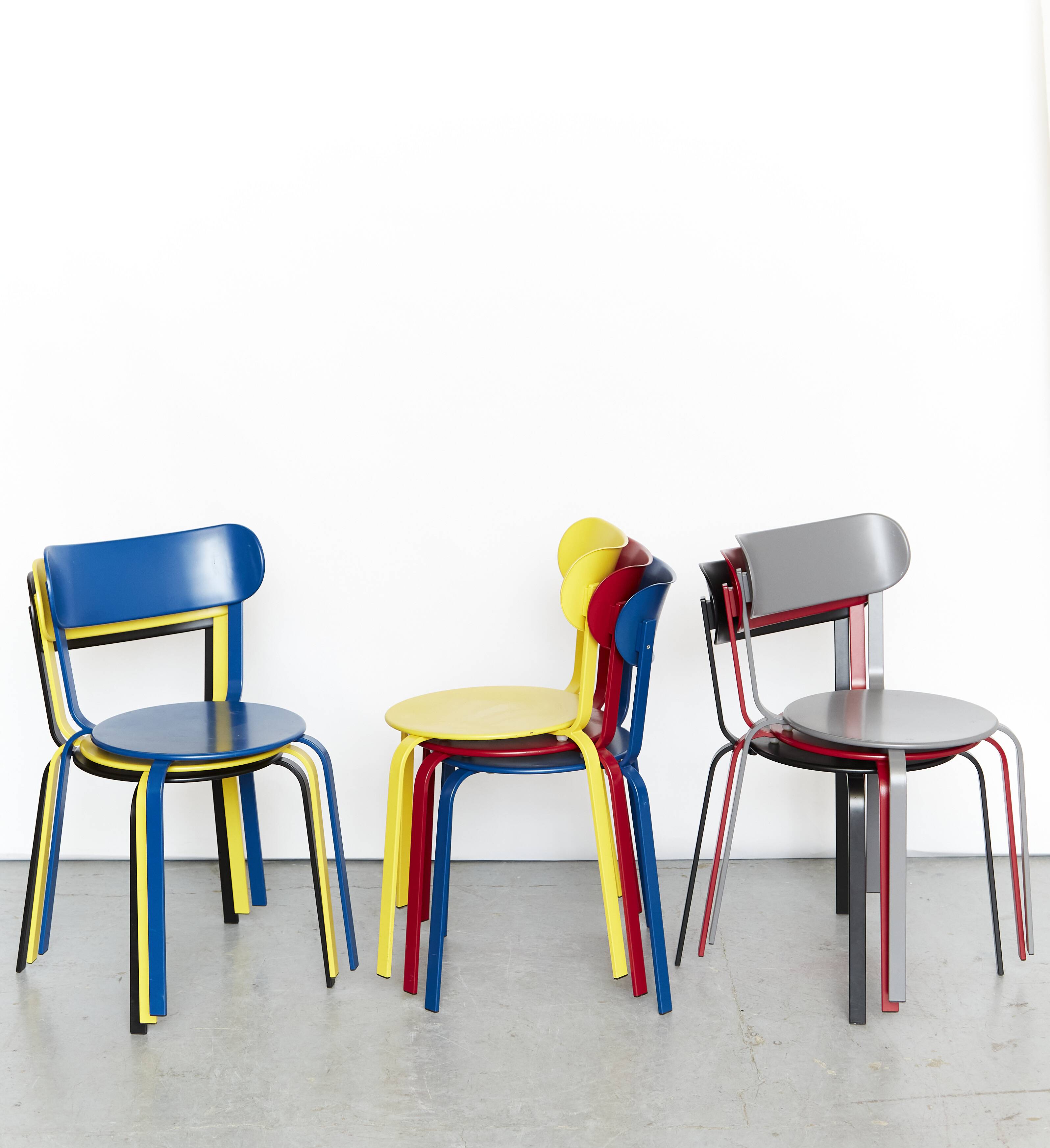 Chaise Patrick Norguet « Stil S48 » pour Lapalma I Lot de 9