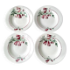 4 Assiettes creuses faïence de St Amand L'Amandinoise