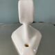 White porcelain towel rack, early twentieth century