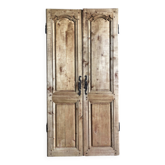 Pair of cupboard doors - late 18th century