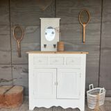 Old white sideboard