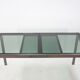 Table à manger en verre fumé extensible par Milo Baughman
