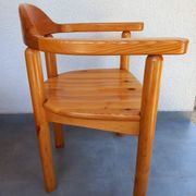 Chaise danoise en pin des années 1980