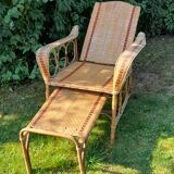 Rattan armchair
