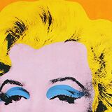 Illustration reproduction Orange Marilyn