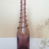 Bubbled glass bottle