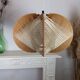 Suspension desing vintage bois et osier