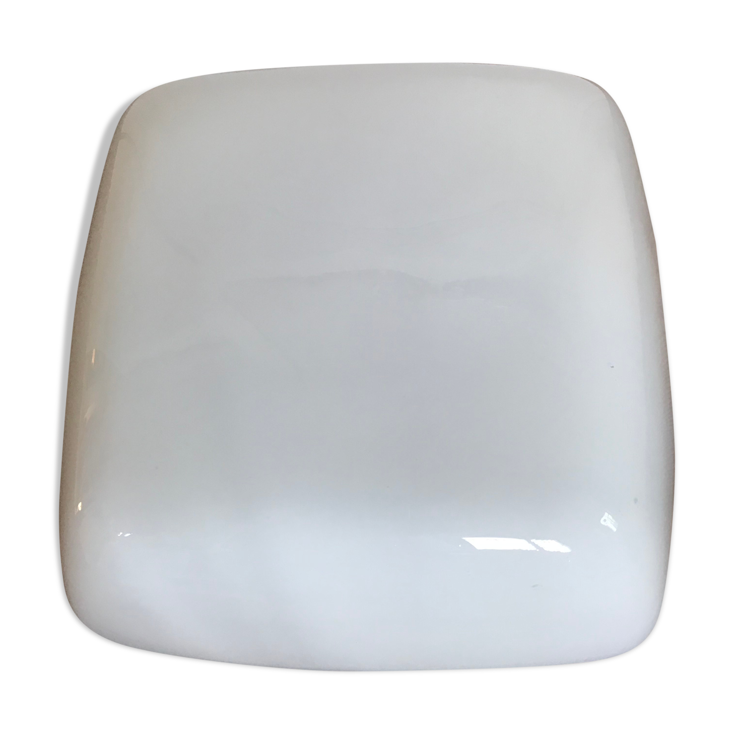 Vintage square opaline sconce