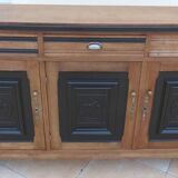 Solid wood sideboard 3 doors 3 drawers