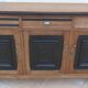 Solid wood sideboard 3 doors 3 drawers
