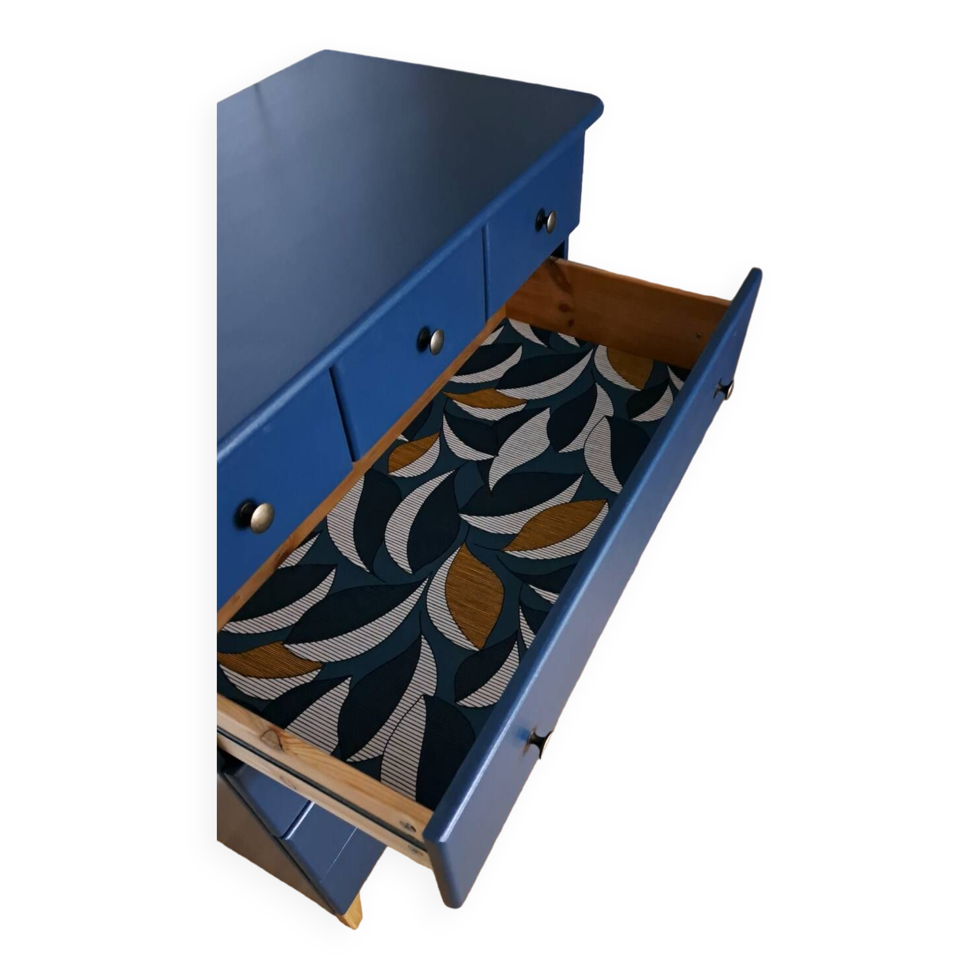 Rød Sødgren blue ganne 3 chest of drawers