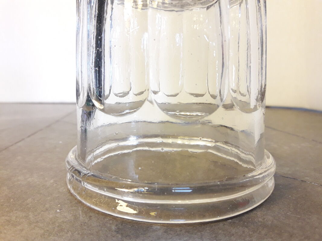 Jam jar XIXth glass -