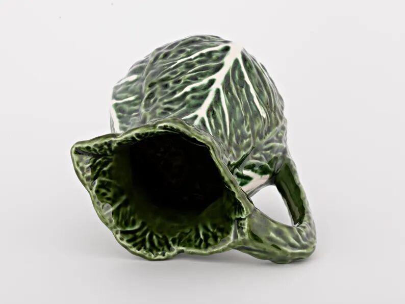 Vintage Silea Cabbage Leaf Pitcher Jug