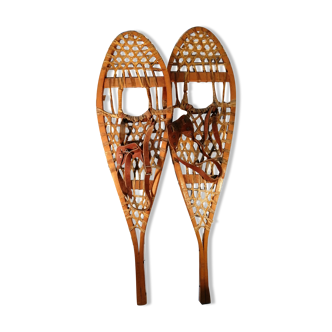 Old pair of snowshoes - vintage