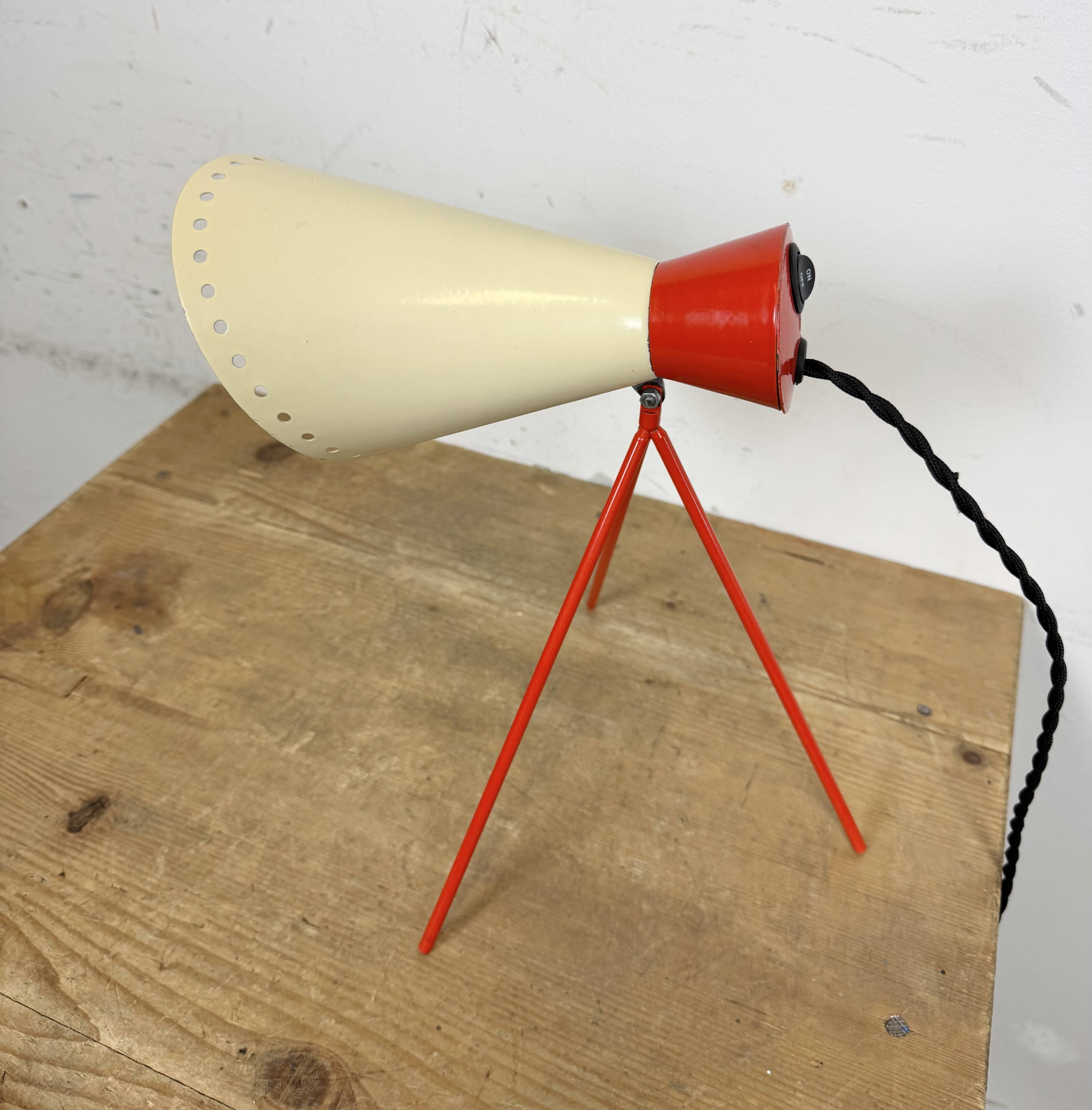 Vintage Midcentury Table Lamp by Josef Hůrka for Napako, 1950s