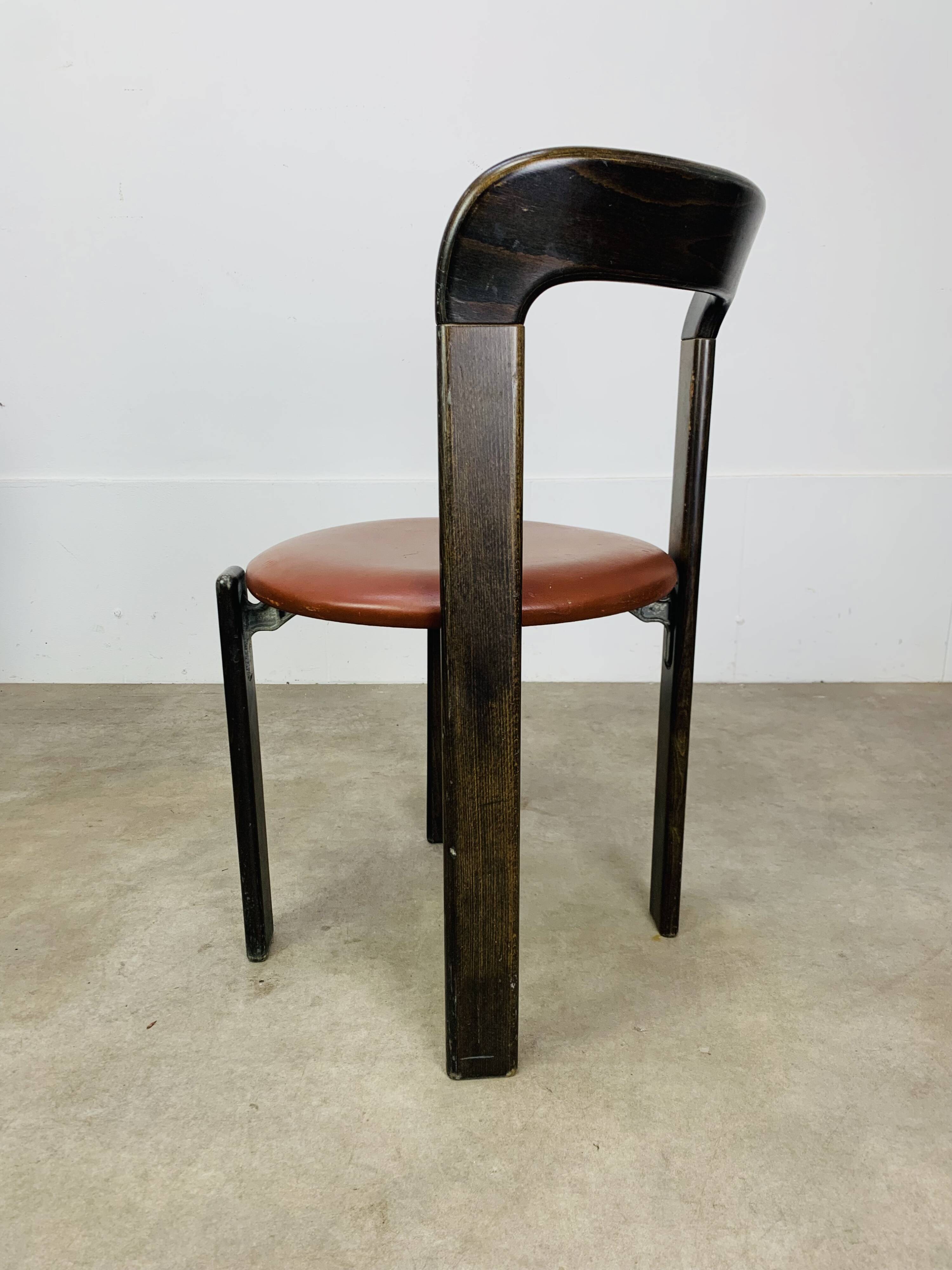 8 Bruno Rey chairs for Dietiker, workshop "Chair from Stein am Rhein"