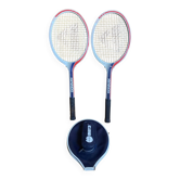 Paire Raquette Tennis Ancienne DONNAY GLM 680 Bois + Housse MARCO Vint