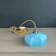 Blue glass lantern