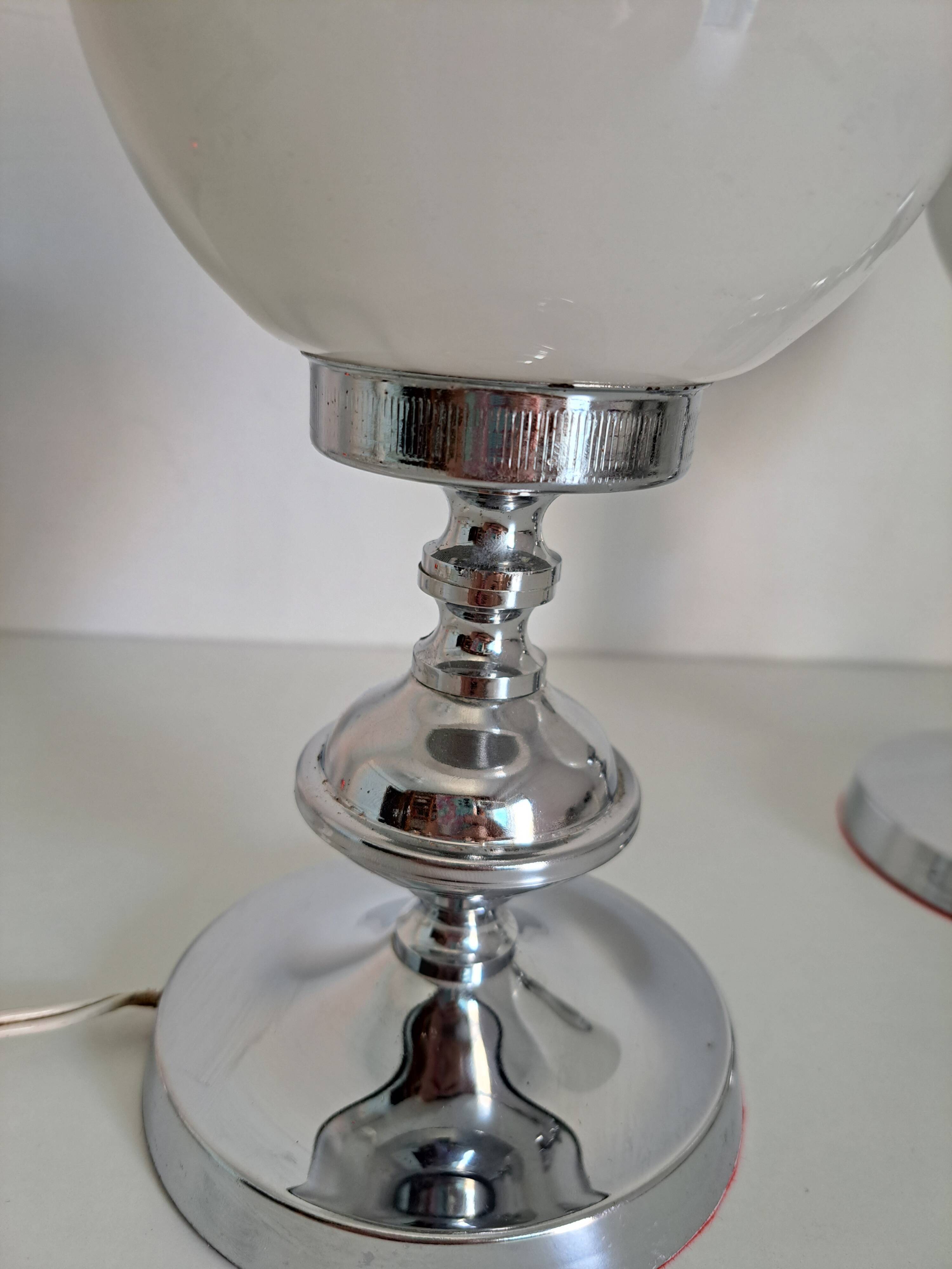 Pair of classic bedside lamps