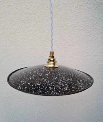 Enamelled sheet metal suspension 1950