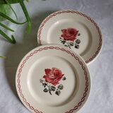 Lot n°2 de 6 assiettes à dessert Germaine de Badonviller