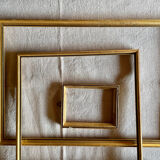 Set of gilded wooden frames