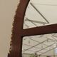 Viennese Secession Huge Mahogany Hall Mirror, 1910