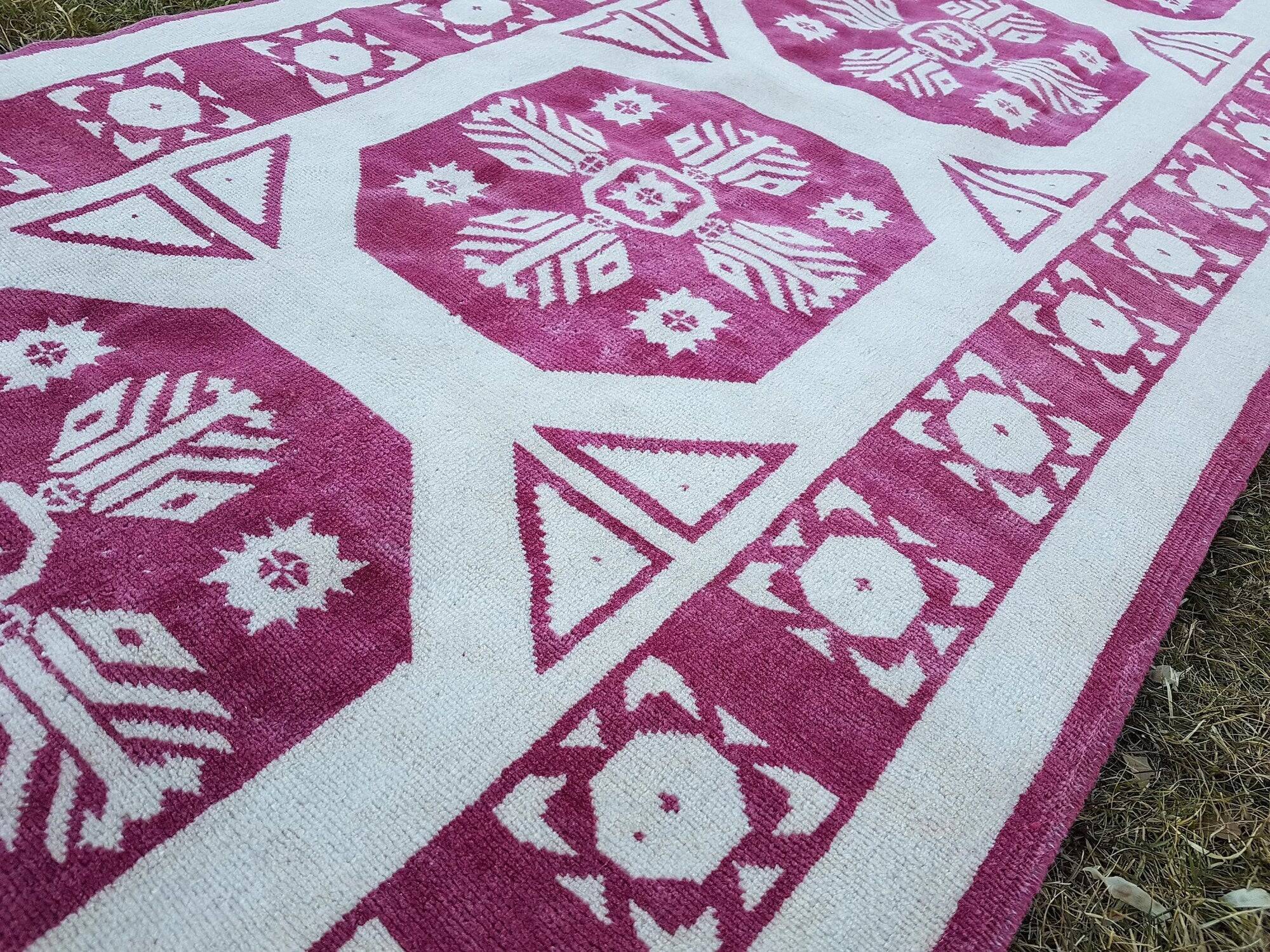 Vintage Turkish hallway rug 100x493 cm