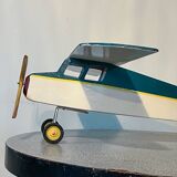 Avion en bois, jouet vintage, années 70