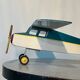 Wooden airplane, vintage toy, 70s