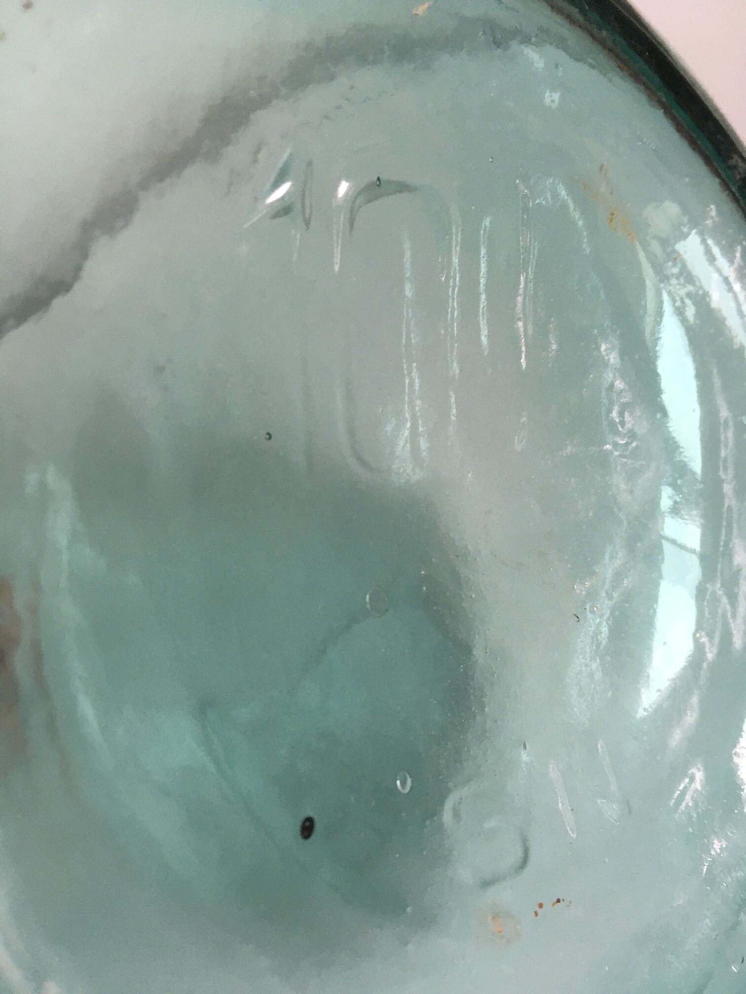 Demijohn 10 l bluish