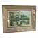 Lithograph notre dame et les bouquinistes signed by Marius Girard vintage
