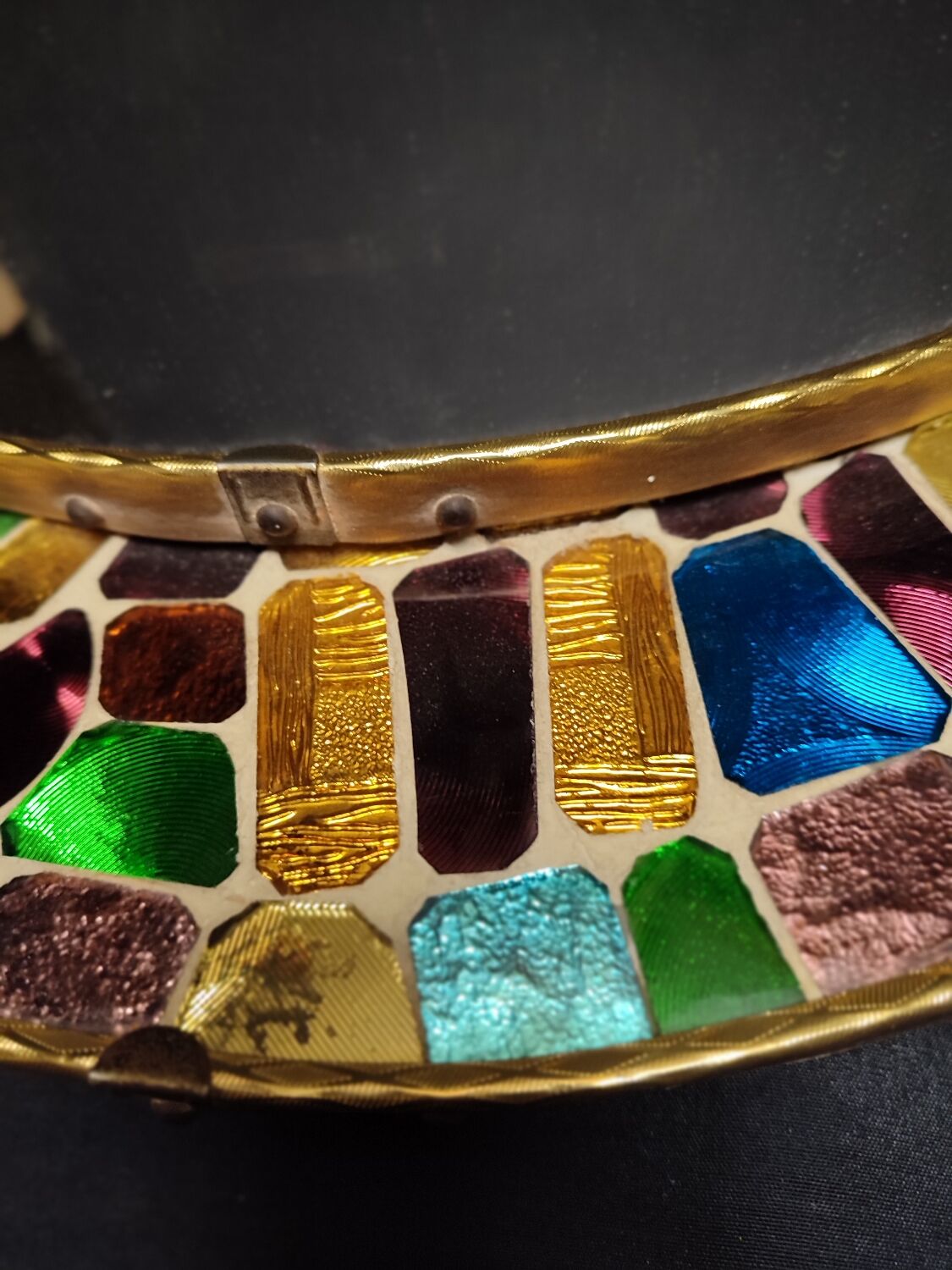 Glass mosaic mirror 1950