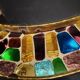 Glass mosaic mirror 1950