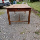 Country Pine Farmhouse Table, 4 Drawers.